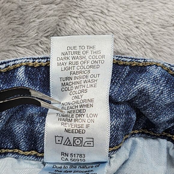 Maurices M Jeans Womens 18W Blue High Rise Curvy Slim Bootcut Stretch Casual - Picture 10 of 15